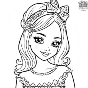 Cute Headbands Coloring Pages