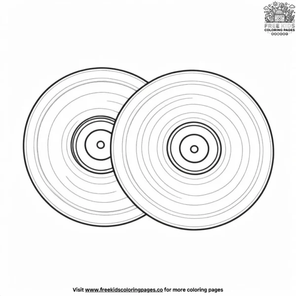 Cymbals coloring pages