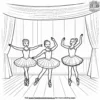 Dance Recital Coloring Pages