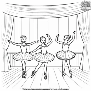 Dance Recital Coloring Pages