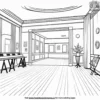 Dance Studio Coloring Pages