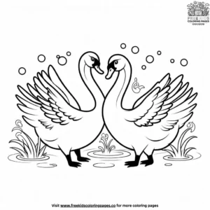 Dancing Animals Coloring Pages