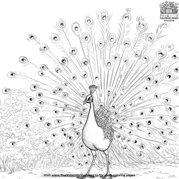 Dancing feathers coloring pages