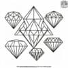 Diamond Gem Coloring Pages