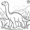 Dino Chase Rampage Adventures Coloring Pages