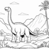 Dino Forest Adventures Coloring Pages