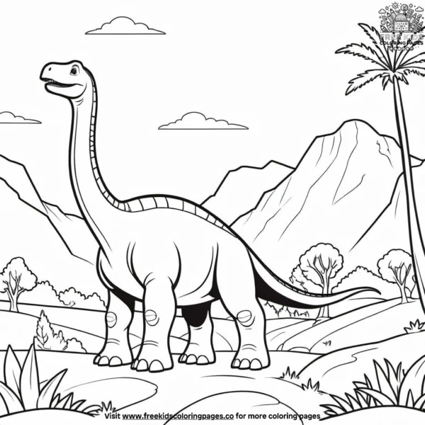 Dino forest adventures coloring pages