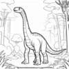 Dino World Safari Coloring Pages