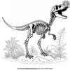 Dinosaur Bones Coloring Pages