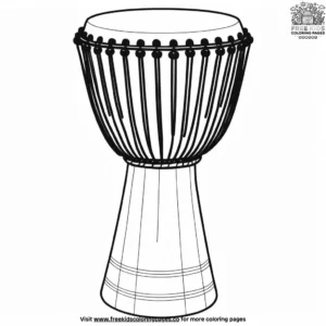 Djembe Coloring Pages