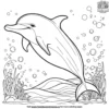 Dolphin Coloring Pages