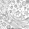 Doodle Universe Coloring Pages