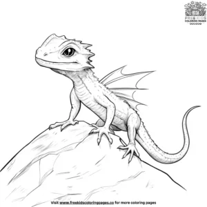 Dragon Lizard Coloring Pages