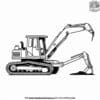 Dynamic Trench Digging Machine Coloring Pages