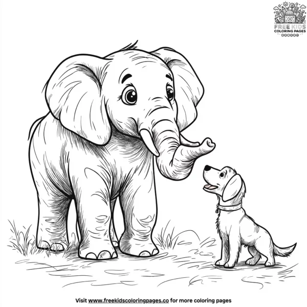 Earth's animals coloring pages