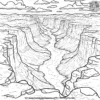 Earth's Canyons Coloring Pages