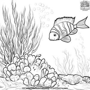 Earth's Coral Reefs Coloring Pages