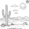 Earth's Deserts Coloring Pages