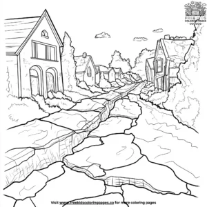 Earth's Earthquakes Coloring Pages