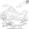 Earth's Landscapes Coloring Pages