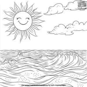 Earth's Oceans Coloring Pages