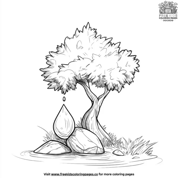 Earth's resources coloring pages