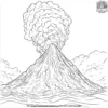 Earth's Volcanoes Coloring Pages