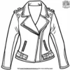 Edgy Leather Jackets Coloring Pages