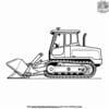 Efficient Asphalt Paver Coloring Pages