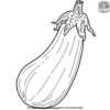 Eggplant Coloring Pages