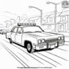 Emergency Vehicle Etiquette Coloring Pages