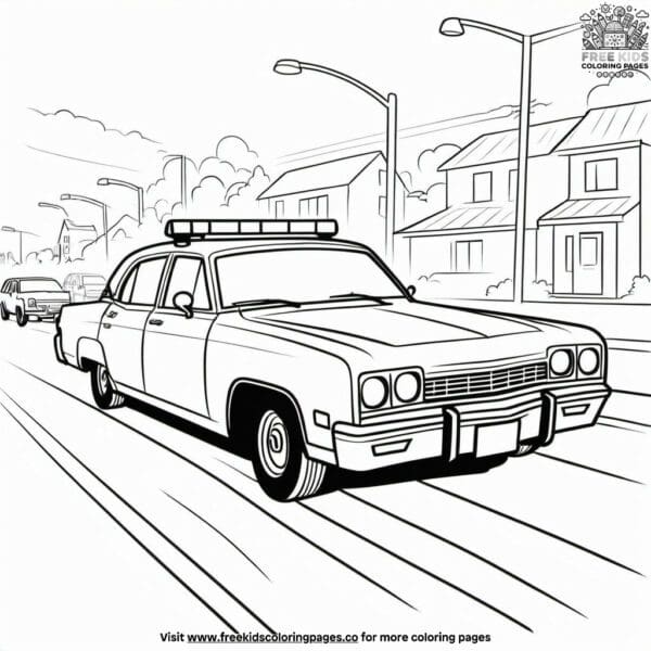 Emergency vehicle etiquette coloring pages