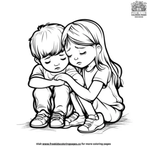 Empathy and understanding coloring pages