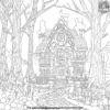 Enchanted Gingerbread House Coloring Pages