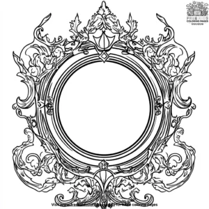 Enchanted Mirror Coloring Pages