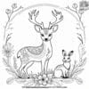 Enchanted Woodland Creatures Coloring Pages