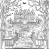 Enigma of the Haunted House Coloring Pages