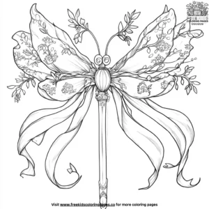 Fairy Wand Coloring Pages