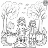 Fall Delights Coloring Pages