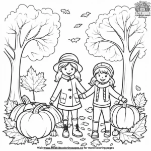 Fall Delights Coloring Pages