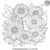 Fall Flowers Coloring Pages