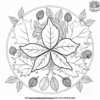 Fall Mindfulness Coloring Pages