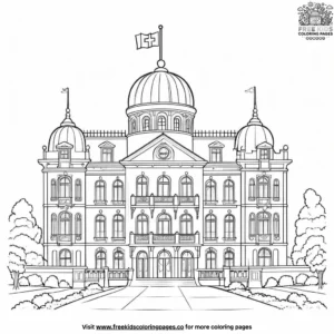 Famous European Palaces Coloring Pages