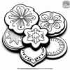 Fancy Cookie Decorating Coloring Pages