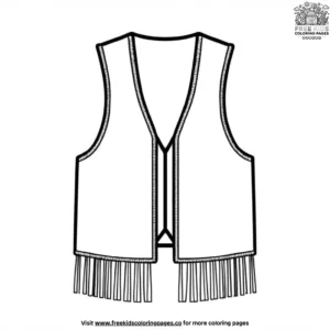 Far Out Fringe Vest Coloring Pages