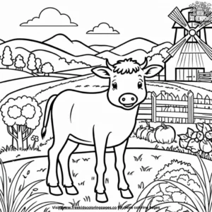 Farm Animals Coloring Pages