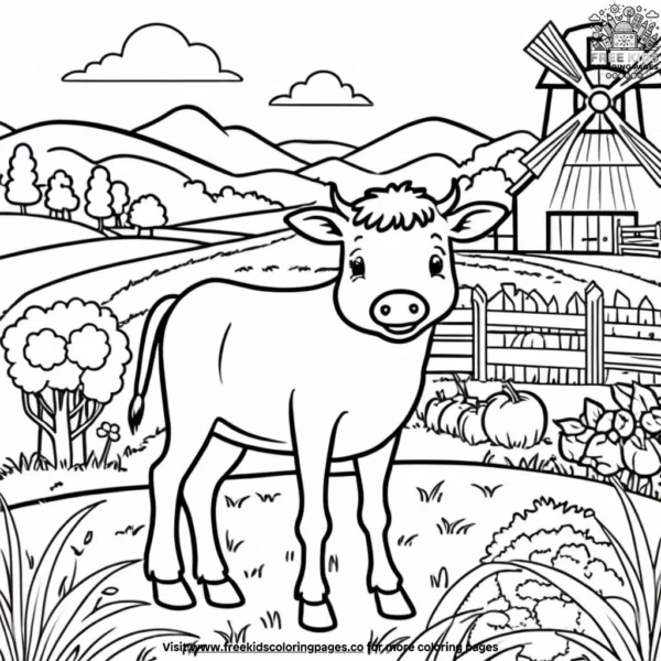 Farm animals coloring pages