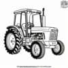 Farm Tractor Time Coloring Pages