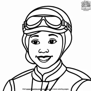 Fearless Bessie Coleman Coloring Pages