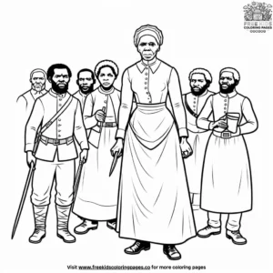 Fearless Harriet Tubman Coloring Pages